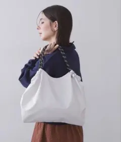 新品未使用/OPAQUE.CLIP オペークドットクリップ ロープトートバッグ