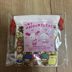 いちご新聞ふろく　つめてhappy きんちゃく