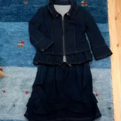 4298 デニム風セットアップ