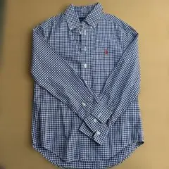 【美品‼チャンス︎】 Ralph Lauren チェック柄長袖シャツ130㎝