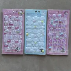 ハローキティ シナモロール シール 3枚セット