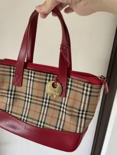 Burberrys チェック柄 ハンドバッグ