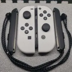 ま*に様 Switch　ジョイコン　左右　ホワイト　有機EL