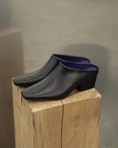 todayful Squaretoe Leather Sabotのサムネイル