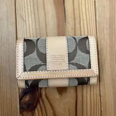 COACH コーチ キーケース シグネチャー 6連 6K07 KHA