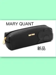 MARY QUANT マリークワント シュリンクデイジーパッチスクエアペンケース