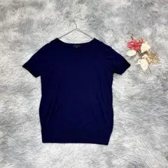 theory セオリー（S）半袖 ニット カットソー クルーネック ベーシックのサムネイル