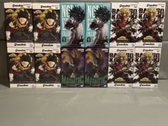 ヒロアカ　フィギュア　４種類　１２体セット　①②③緑谷出久 黒デク　④爆豪勝己