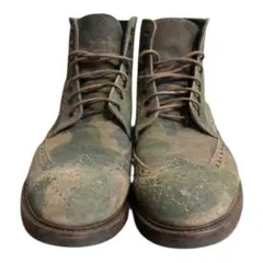 【値下げ交渉可】ARTIGIANOウィングチップブーツ 42size 迷彩柄
