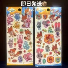 正規品　ズートピア ぷくぷくシール2枚 ②