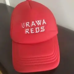 URAWA REDS キッズ キャップ 子ども用　浦和レッズ 応援 メッシュ 赤