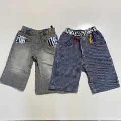 ハーフパンツ　100cm 2点セット