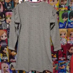 ☆ BEAMS ビームス レオパード ヒョウ柄 長袖 ワンピース 150☆のサムネイル