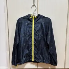 ポケモン ナイロンジャケット S 黒・黄色
