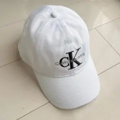CK カルバンクライン キャップ ホワイト
