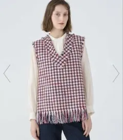 【美品】MACPHEE ツイードベストのサムネイル