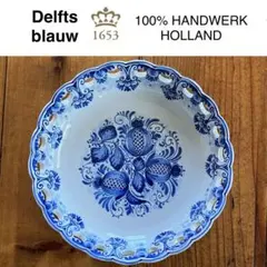 【Delfts blauw】1点もの ビンテージ デルフト焼き アンティーク希少のサムネイル