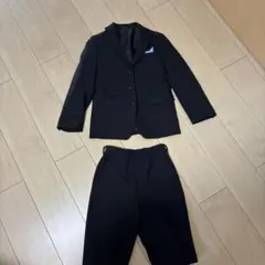 男の子【入学式・卒園式】フォーマルスーツセット 黒　130㎝