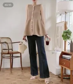 のびのびストレッチセンターラインマタニティパンツ [M2833]のサムネイル