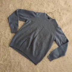 プレミアムラムクルーネックセーター ニット