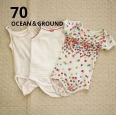 OCEAN&GROUND オーシャンアンドグラウンド ロンパース 下着 肌着のサムネイル