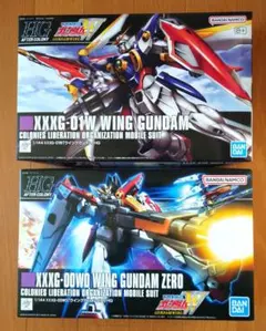 HG 新機動戦記ガンダムW ウイングガンダム、ウイングガンダムゼロ セット