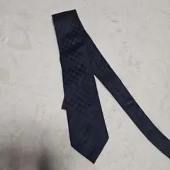 GUCCI ダークブルー シルクネクタイ