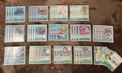 ワンピースカード　緑キャロット　デッキ　計52枚