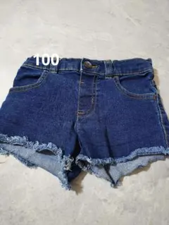 デニムショートパンツ 4T