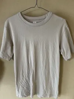 ユニクロ　コットンTシャツ ベージュ