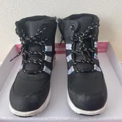 スノーブーツ 黒　ムーンスター　23.0