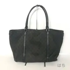 2504-127｜美品｜グッチ GGキャンバス トートバッグ ブラック - メルカリ