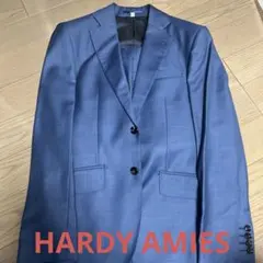 定価15万 Hardy Amies メンズ スーツ セットアップ ブルーグレーのサムネイル