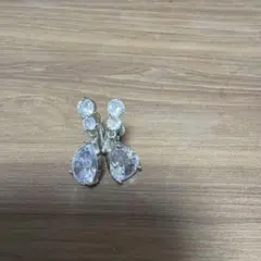 ペアシェイプクリスタルイヤリング　ブライダルのサムネイル