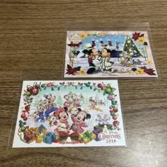 東京ディズニーシー・ランド クリスマス2018 ポストカードセット