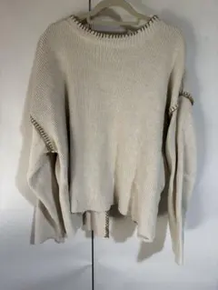 美品️️꙳⟡ studio CLIP セーター 背中スリットあり