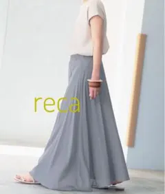 美品＊zucca ズッカ プリーツ ワイドパンツ ガウチョ グレー 日本製 M 