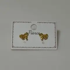 ピアス ゴールド シンプル 両耳