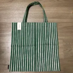 【匿名配送】マリメッコ　ピッコロ　グリーン　ファブリックバッグ