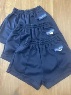 信学会　幼稚園　保育園　こども園ネイビー 半ズボン 3枚セット　130