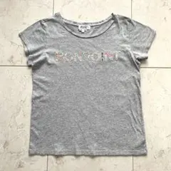 ボンポワン　半袖Tシャツ　グレー　size12 150cm 160cm 女の子のサムネイル