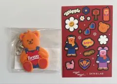Wiggle Wiggle ウィグルウィグル キーホルダー＆ステッカーセット