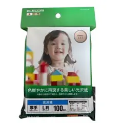 エレコム ELECOM 写真用紙 L判 100枚 EJK-GANL100