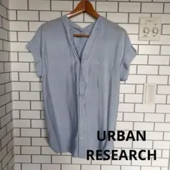 URBAN RESEARCH ライトブルー半袖シャツ
