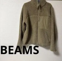 BEAMS HEART フリースジャケット　ベージュ