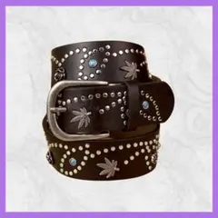 スタッズベルト　ベルト　8穴　アメカジ　ヴィンテージ　古着　ロック系　バンド系