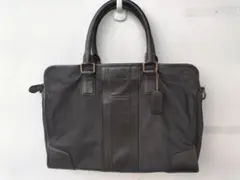 ☆COACH☆コーチ 2WAYビジネスバッグ ブリーフケース ネイビー レザー