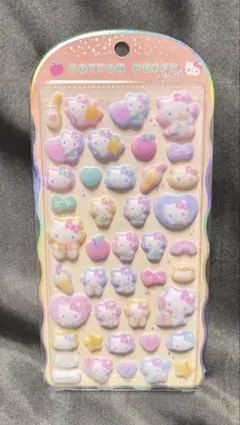 ハローキティ COTTON PUFFY コットンパフィーシール サンリオ