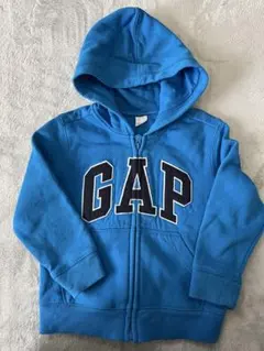 GAP ジップアップパーカー 青