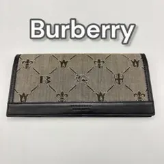 Burberry　バーバリー　ブラックレーベル　モノグラム　総柄　長財布